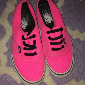 Hot pink Vans
